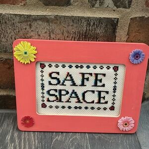 Hand crafted cross stitch